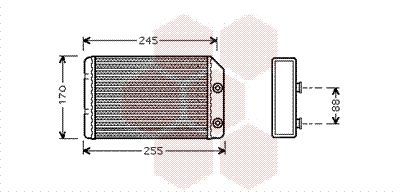 VAN WEZEL Siltummainis, Salona apsilde 37006315